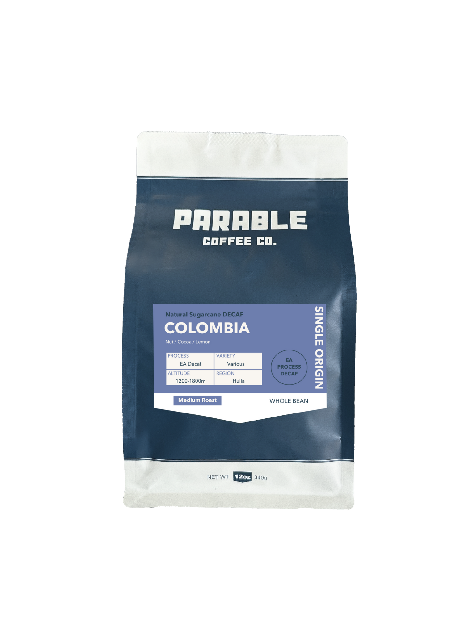 Colombia Natural Sugarcane Decaf