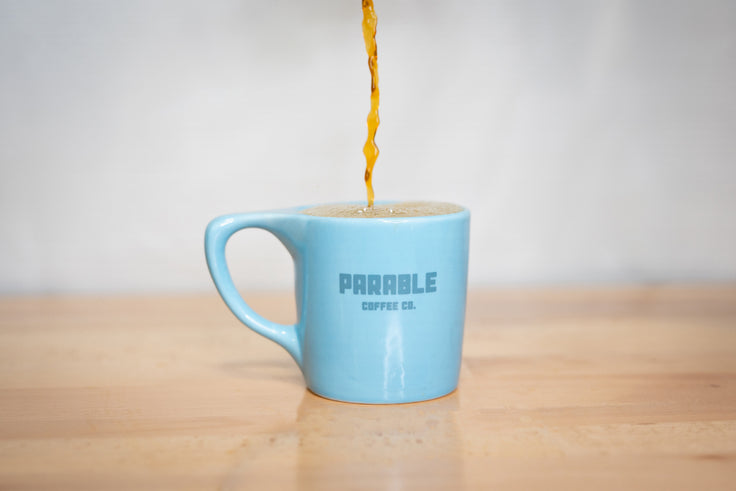 10oz Lino Diner Coffee Mug w/Parable Logo